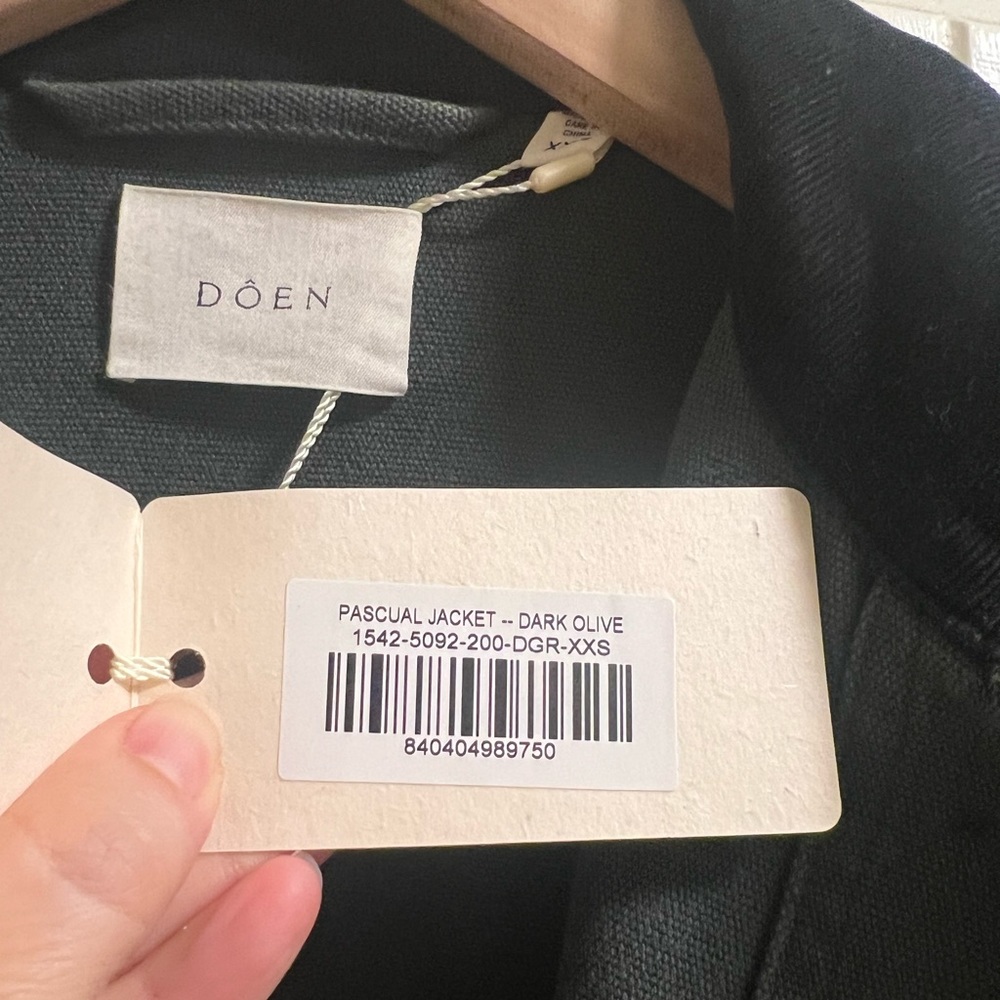 BNWT DOEN PASCUAL JACKET XXS - Picture 4 of 6
